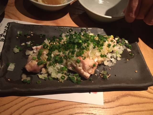 大山鶏ロースのたたき