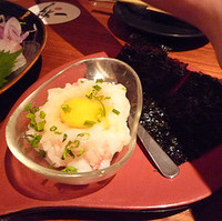 甘海老の塩ユッケ