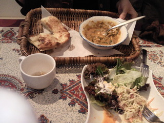 キノコとホタテのカレー