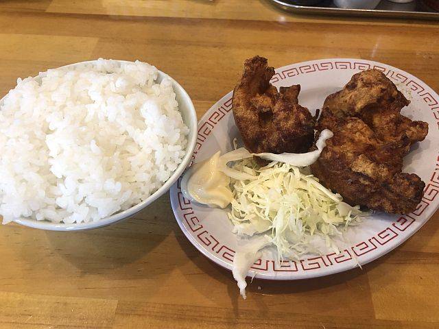 唐揚げライスセット