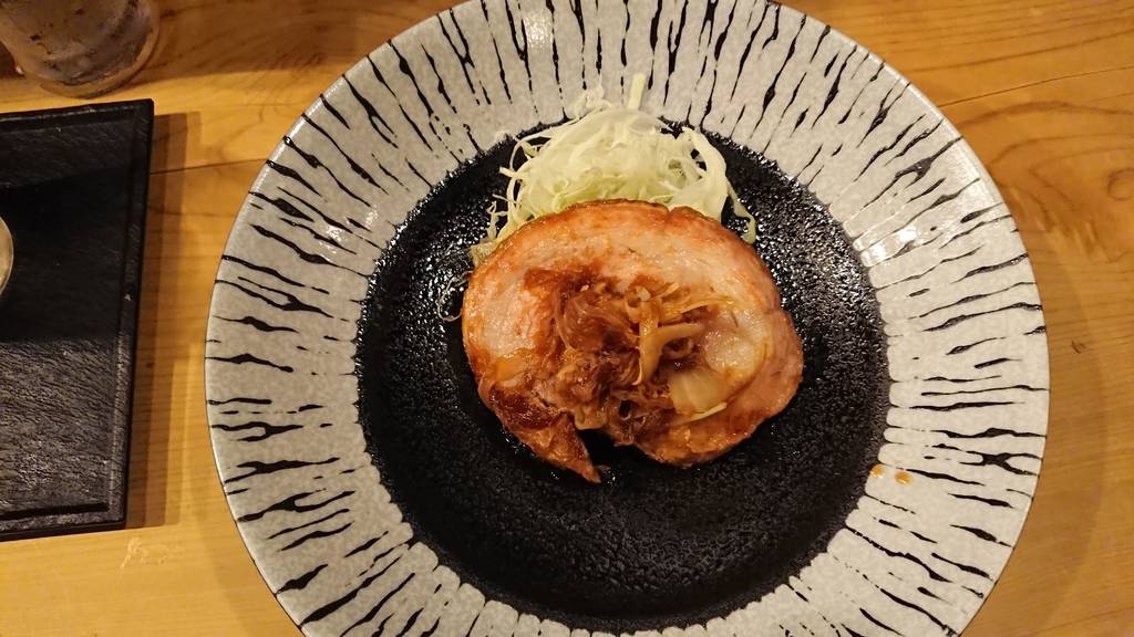 まん丸な豚の生姜焼き