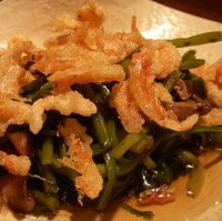 桜海老とセリのお浸し