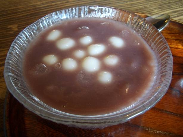 冷やし白玉しるこ