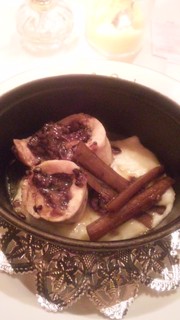 若鶏と赤米と黒米のガランティーヌ