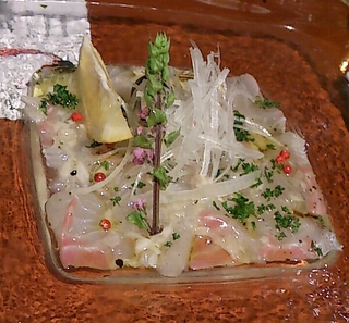 真鯛のカルパッチョ