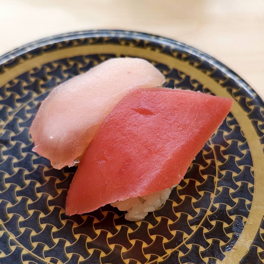 まぐろ二種盛り（まぐろ・とろびんちょう）