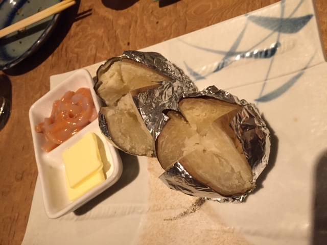 炙り塩辛じゃがバター