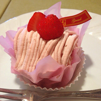 イチゴのモンブラン