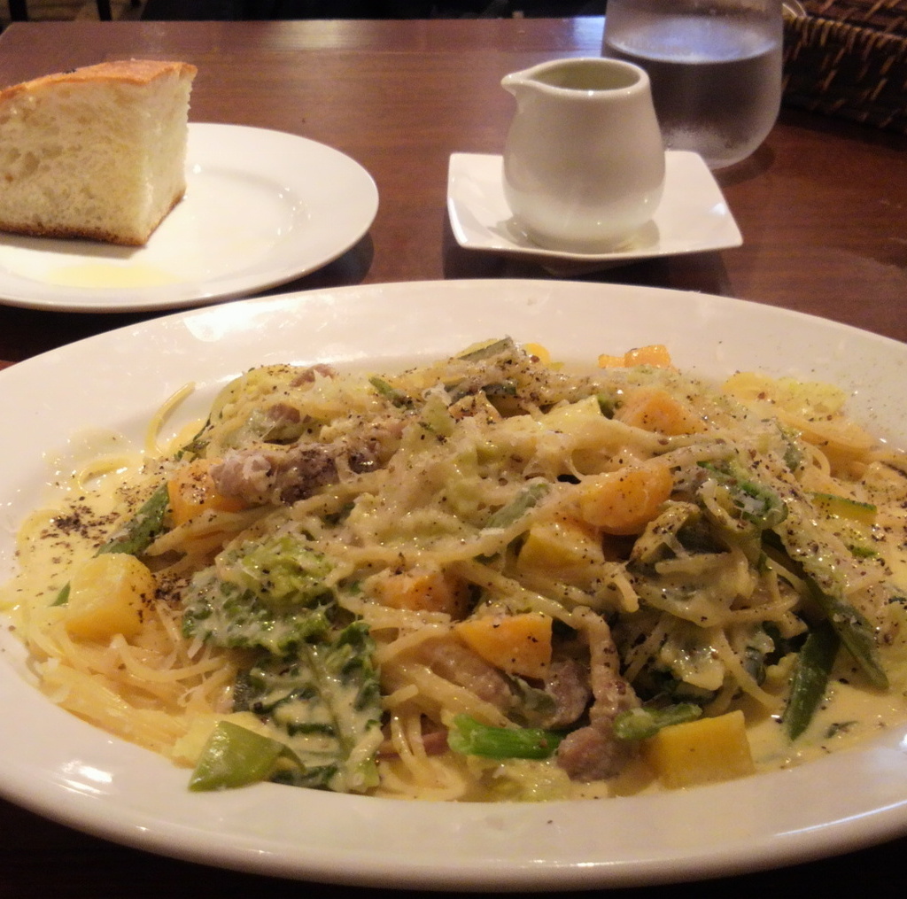 自家製パンチェッタのカルボナーラ　“ロマーノ”