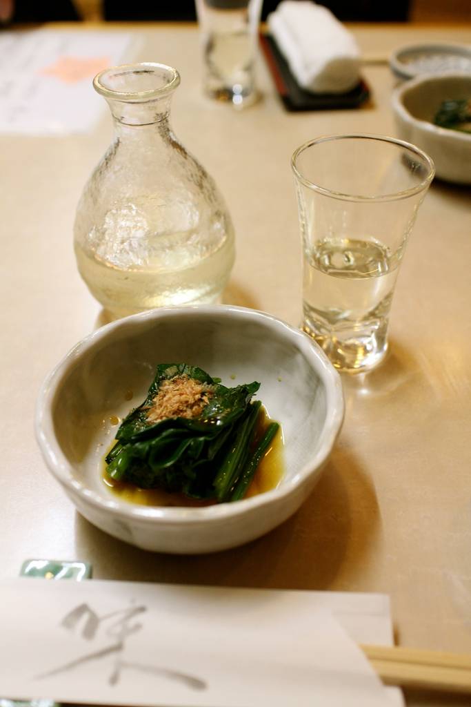 日本酒とお通し