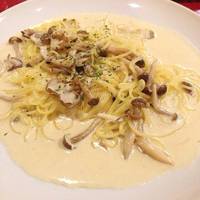 木の子のクリームソース