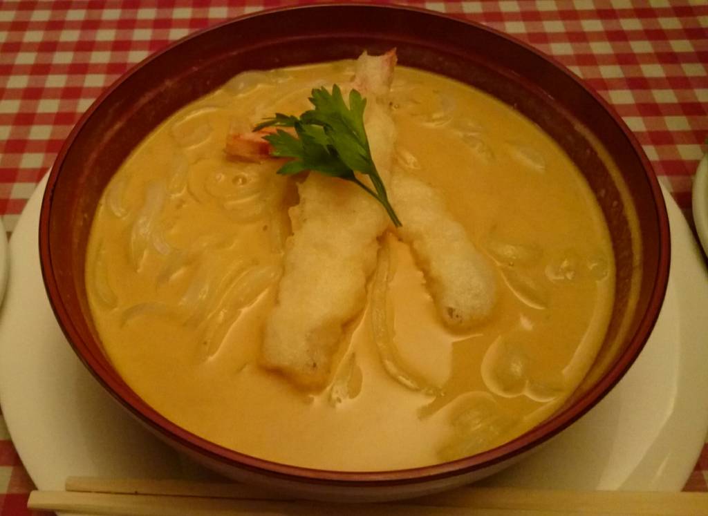 海老カレーうどん