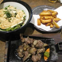 じとっこたたきネギまみれ　日向夏ポン酢