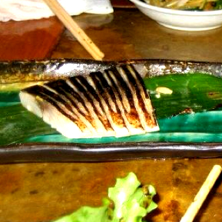 あぶり〆鯖刺