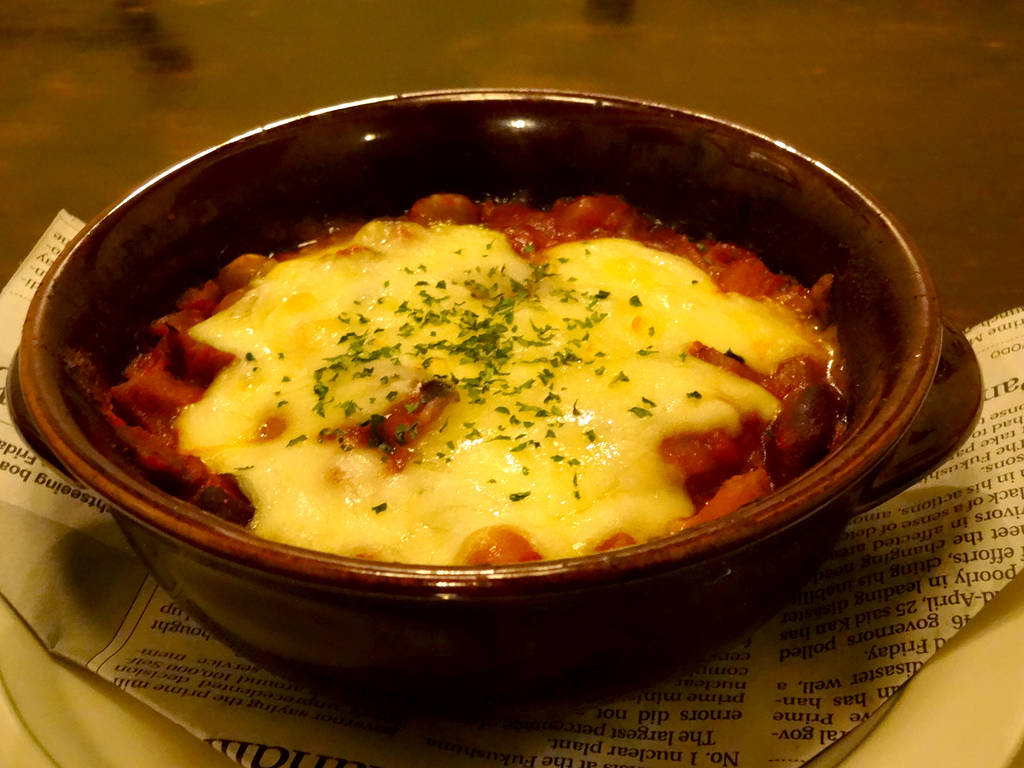 田舎風トマトビーンズ煮