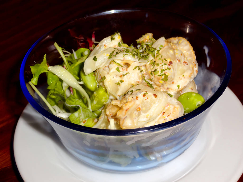 帆立と枝豆のマスタードマリネ