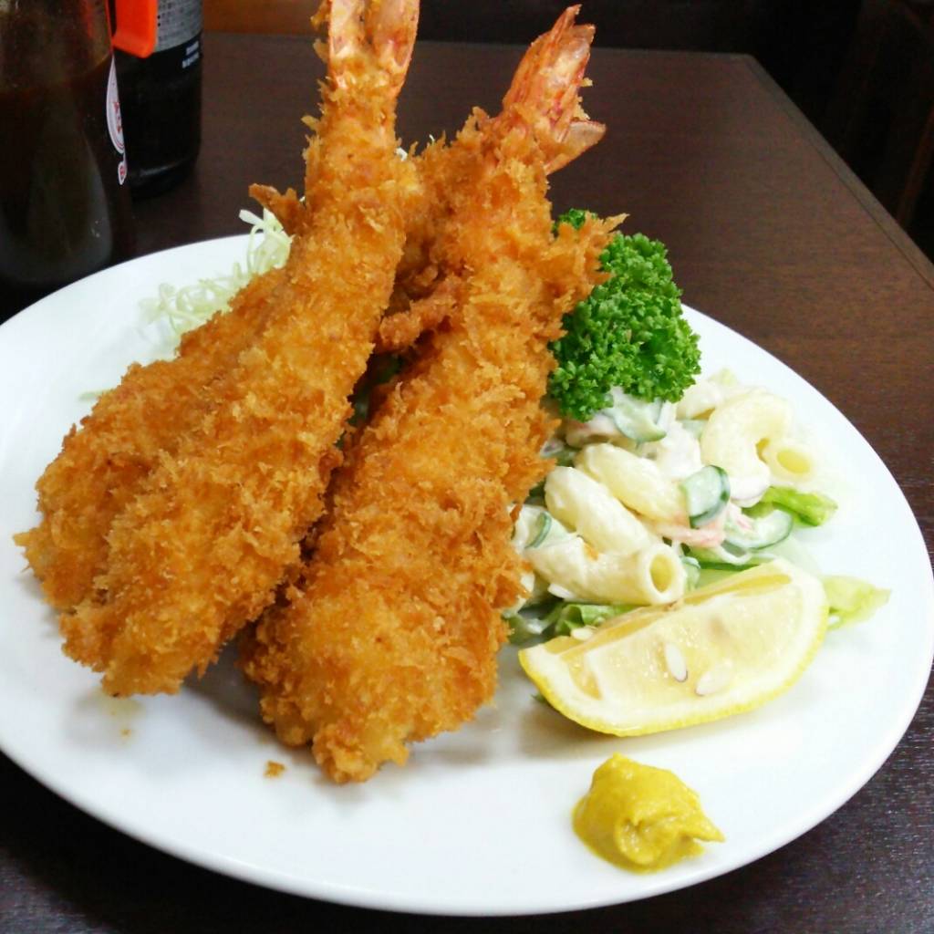 エビフライ定食