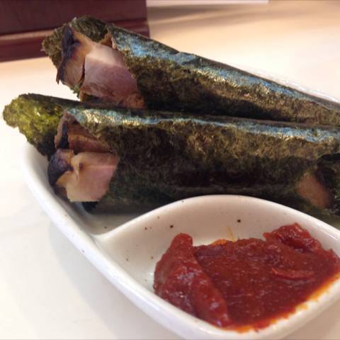 海苔巻きチャーシュー