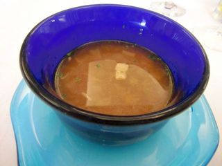 あさりの冷たいクラムチャウダー