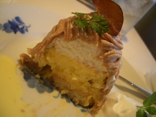 モンブランのケーキセット