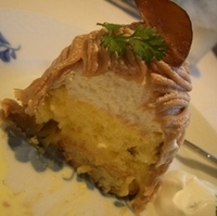 モンブランのケーキセット