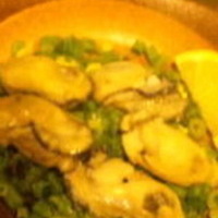 牡蠣の鉄板焼き