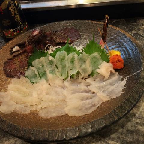 オコゼのお刺身