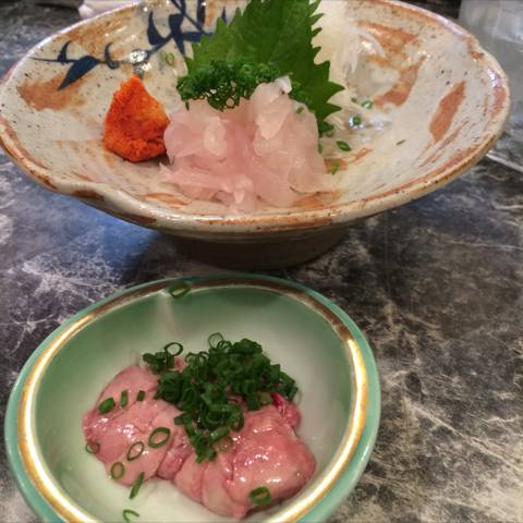 メンボのお刺身