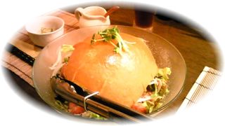 うずらのドームシーザーサラダ