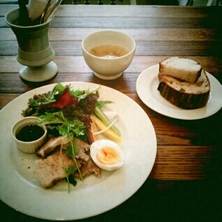 塩豚とたっぷり野菜の甘辛味噌添え