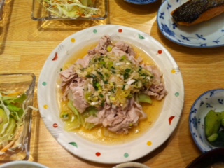 豚しゃぶ定食　ランチ