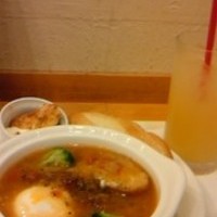 イベリコベーコン＆温卵のアクアコッタ　プ…