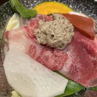 近江牛「赤身肉」の鉄板ステーキコース