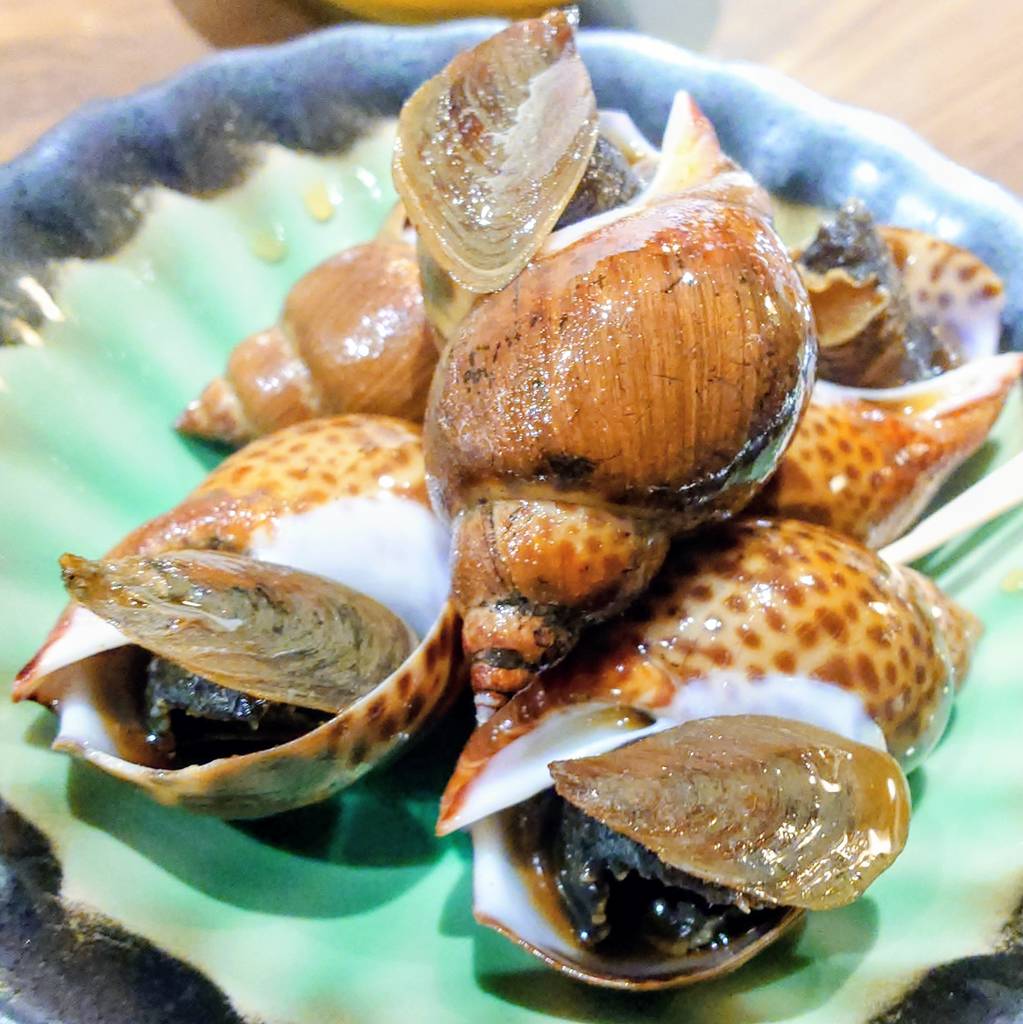 バイ貝の煮付け