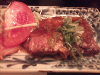 牛ロースステーキ定食