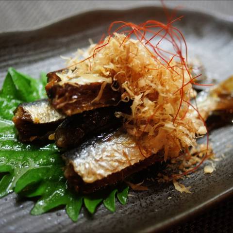 焼きままかりの酢漬け