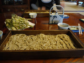 板そば（並盛り）＋天ぷら