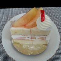 桃のショートケーキ