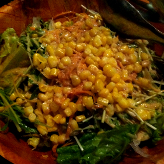 シャキシャキ有機野菜のシーザーサラダ