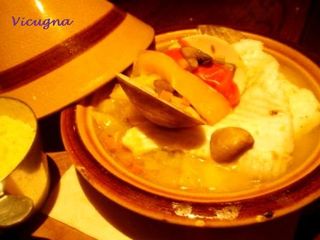 本日のお魚のタジン