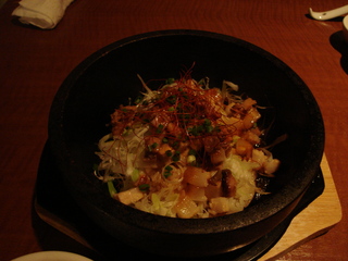 豚角煮の石焼ごはん