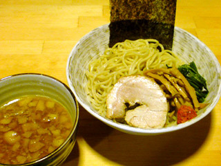 煮干し醤油つけ麺（昼メニュー）