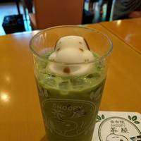 スヌーピー抹茶ラテ