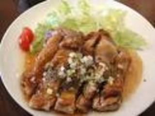 油淋鶏　鶏肉の薬味ソース掛け