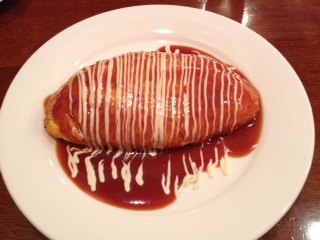 半熟卵のオムライス