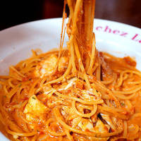 渡り蟹ととろけるチーズのトマトクリームソ…