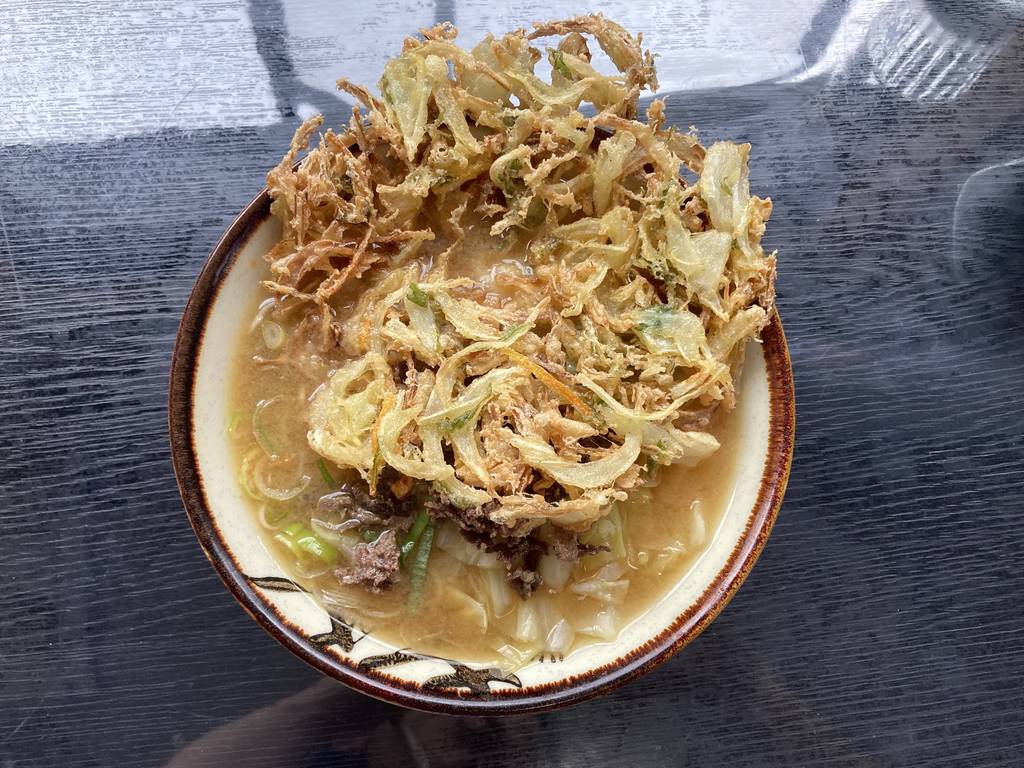 肉天うどん