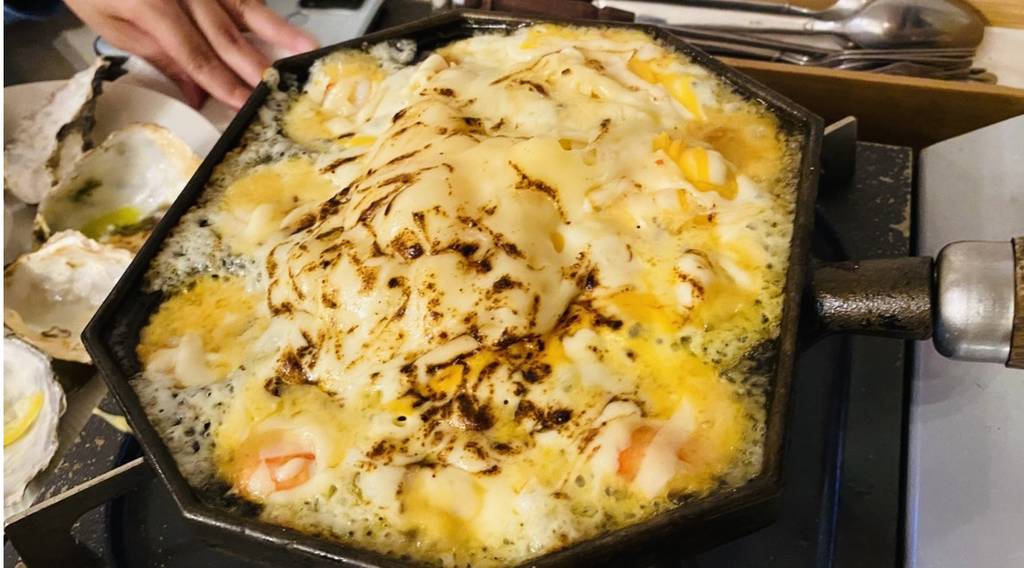 海老チーズフォンデュ