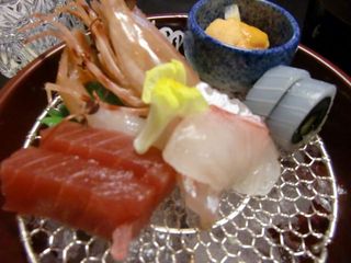 刺身５種の盛り合わせ