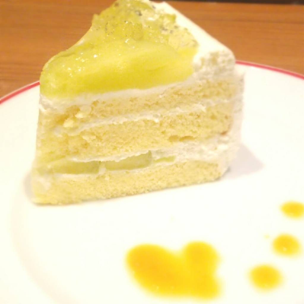 マスクメロンのショートケーキ